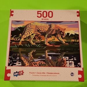 (J24) 500 piece wildlife jigsaw puzzle